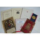 Lot Royal Household Christmas cards, Royal Orders of Service and Ceremonials,