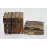 The Satirist or Monthly Meteor various bound editions of the publication circa 1807 - 1812 in seven