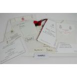 The Marriage of The Prince and Princess of Wales 1981 - invitation and lot Royal ephemera,