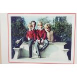 TRH The Prince and Princess of Wales - signed 1990 Christmas card 'From Charles and Diana',