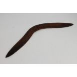 Antique Aboriginal boomerang of typical form, 51cm long,