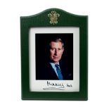 HRH The Prince of Wales - fine signed Royal Presentation portrait photograph of The Prince,