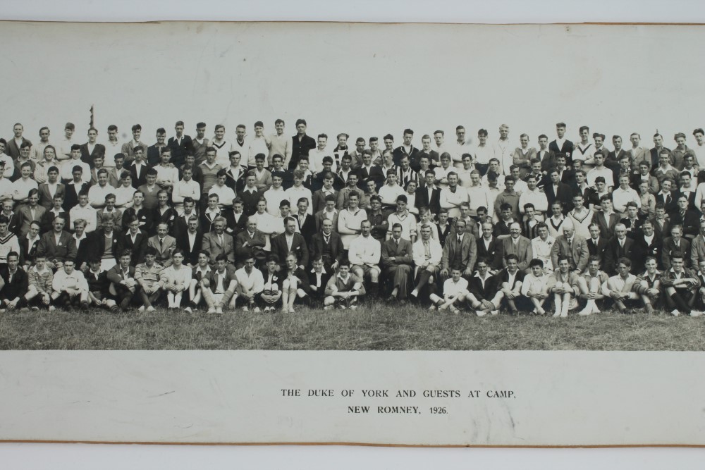 HRH Prince Albert Duke of York (later HM King George VI) - signed menu for the Duke of York's Camp - Image 4 of 5