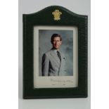 HRH Prince Charles Prince of Wales - signed Royal Presentation colour portrait photograph,