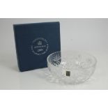 HM Queen Elizabeth II - Presentation Royal Scot Crystal cut glass bowl,