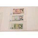 Banknotes - Bank of England, Somerset One Pound - green (Mar. 1981).