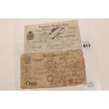 Banknotes - Great Britain - Provincial One Pound Banknotes - Ringwood & Hampshire Bank,