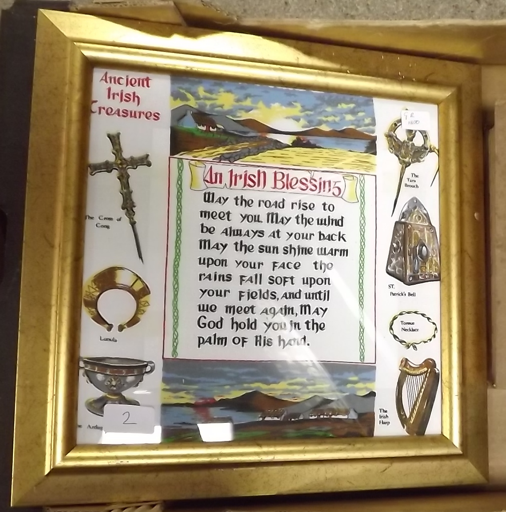 Gilt Framed Irish Blessing