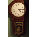 Late Victorian Drop Dial Regulator Clock