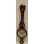 Edwardian Inlaid Mahogany Barometer