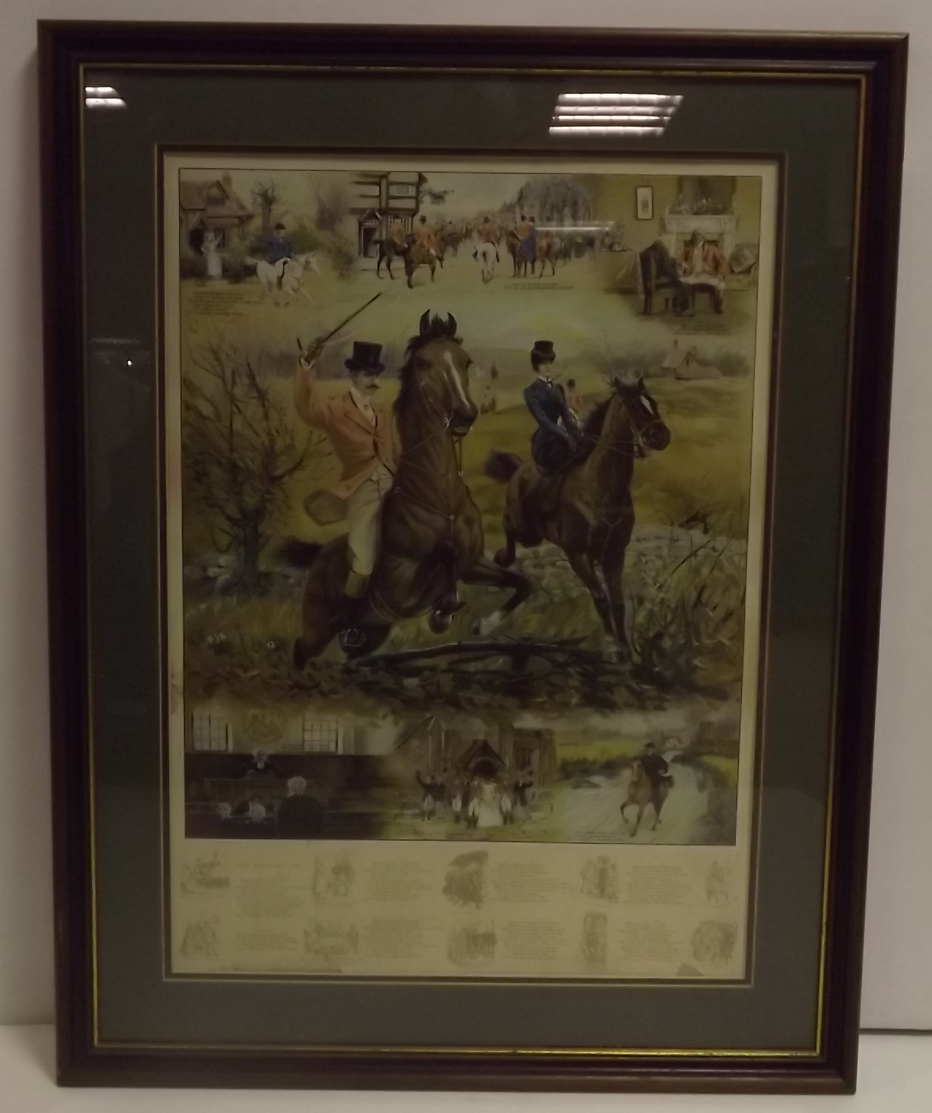 Edwardian Hunting Print