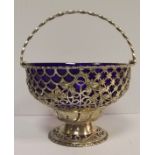 Victorian Irish Silver Sugar Cube Dish