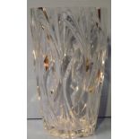 Large Cut Glass Vase