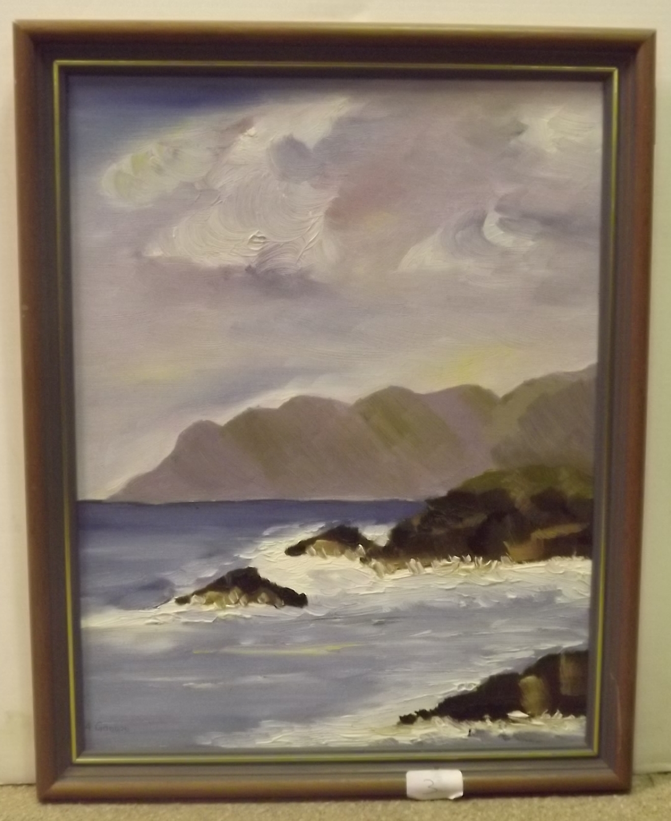 Framed Oil by A Gannon