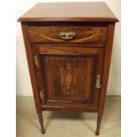 Victorian Period Inlaid Rosewood Cabinet
