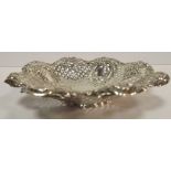 Victorian Solid Silver Bon Bon Dish