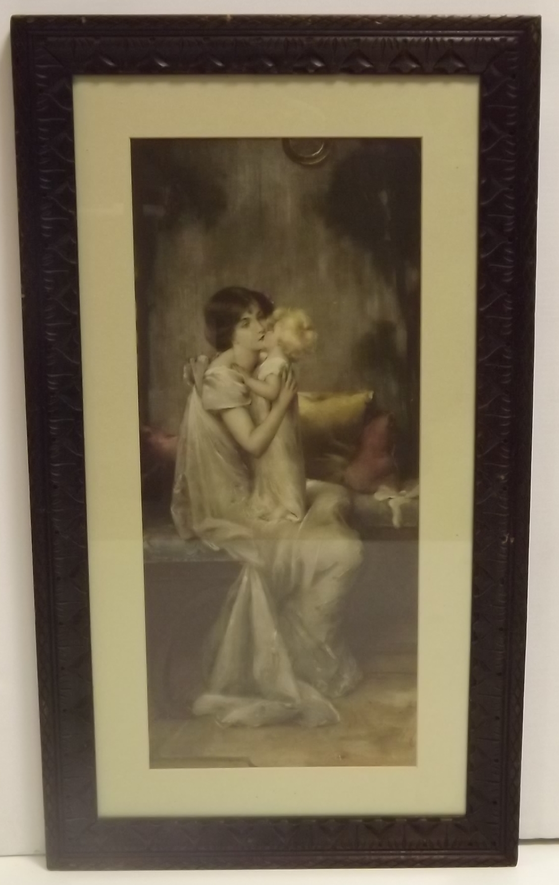 Victorian Framed Print Mother & Child