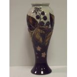 Moorcroft Tube lined Studio Vase Signed