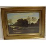 Victorian Gilt Framed Oil