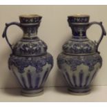 Pair of Very Unusual Vintage Urns