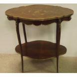 Edwardian Period Ormolu Mounted Marquetry Inlaid Side Table