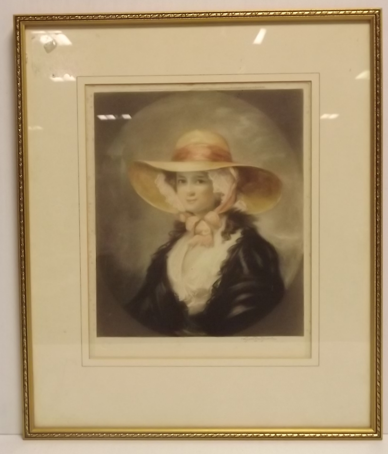 Victorian Gilt Framed Portrait of a Lady