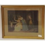 Victorian Gilt Framed Coloured Print