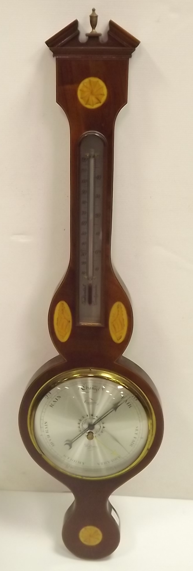 Inlaid Mahogany Holborn Barometer