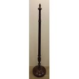 Edwardian Walnut Standard Lamp