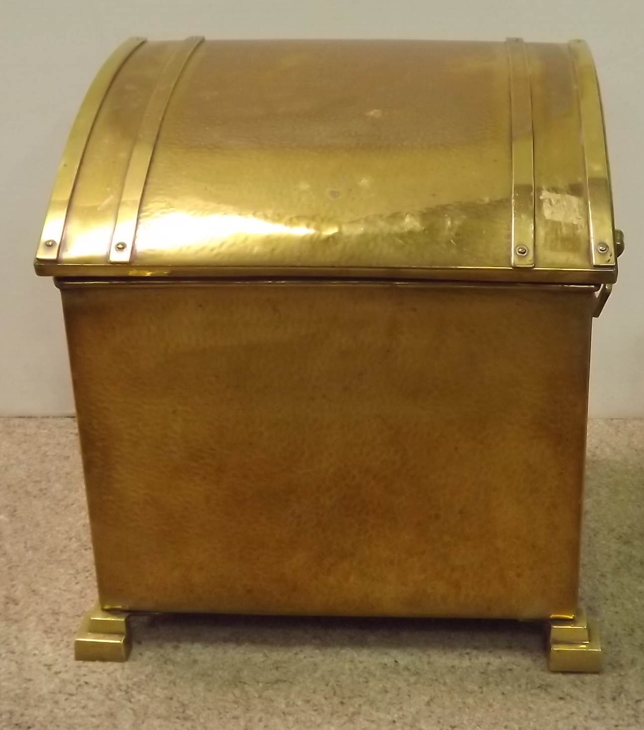 Edwardian Brass Fire Box