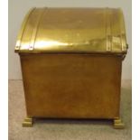 Edwardian Brass Fire Box