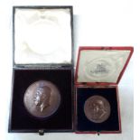 A cased Albert Medal, obverse with, 'George V King & Emperor Patron MCMX' and head initialed BM,