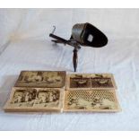 Twenty three B.W. Kilburn, Littleton N.H. stereoscopic cards, depicting posed social scenes,