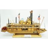 King of the Mississippi: a 26" kit built static model of the stern wheeler - associated ephemera -