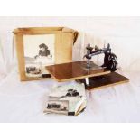 A mid 20th Century Essex Mark I sewing machine, in original box