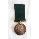 326 C/Sjt. J. Hill. 5 V.B. Devon. R.: a Victorian Long Service in the Volunteer Force silver medal