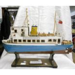 A 1:48 scale 21" scratch built model of the pleasure trip ferry, Medway Queen