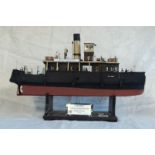 A 1:48 scale 21" scratch built model of the Kingswear ferry The Mew