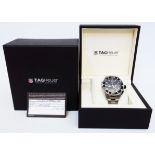 A Tag Heuer gentleman's steel cased Aquaracer chronograph wristwatch, with Team USA 34th America's