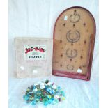 A boxed GWR jigsaw "Braze nose college: Oxford" - sold with a Dinky small Bagatelle game and a small