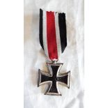 A Second World War German Iron Cross Second Class, with original ribbon