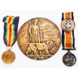 Cpl. T. W. Warwick, 2494, 8th Battalion London Rifles, "The Post Office Rifles" - 1914-1918 medal,