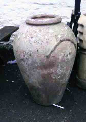 A 28" 19th Century Greek revival terracotta amphora