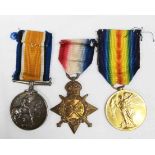 H. Brown 155882 P.O., R.N. - First World War medal group of 1914-1918 Medal, 1914-15 Star and