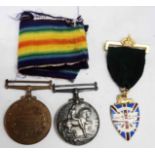 A.J. Steer Pte. 1012 Devonshire Regiment: First World War medal group of 1914-1918 Medal and