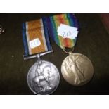 Two World War I medals & ribbons