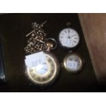 two various pocket watches etc (3)