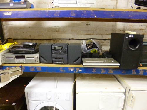 A BOSE LIFESTYLE MODEL FIVE MUSIC CENTRE, Sony stereo cassette deck etc (three remotes) (10)