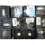 A COLLECTION OF BRAND NEW BOXED FASHION WRISTWATCHES, (36)