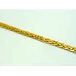 A 9CT GOLD LADIES NECKLACE, hallmarks for Birmingham, length 46cm